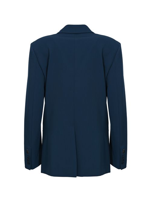 Blazer doppiopetto oversize in gabardina di viscosa Patrizia Pepe | 8S0585 A498CA97